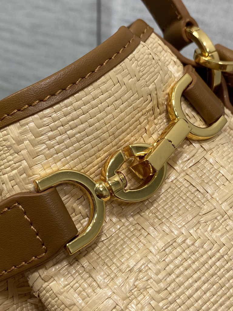 Small C'est Dior Bag M2272 Brown Oblique Jacquard - Default Title - View 9