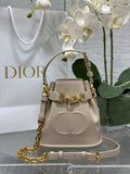 Small C'est Dior Bag M2272 Apricot CD-Embossed Calfskin - Default Title - View 1