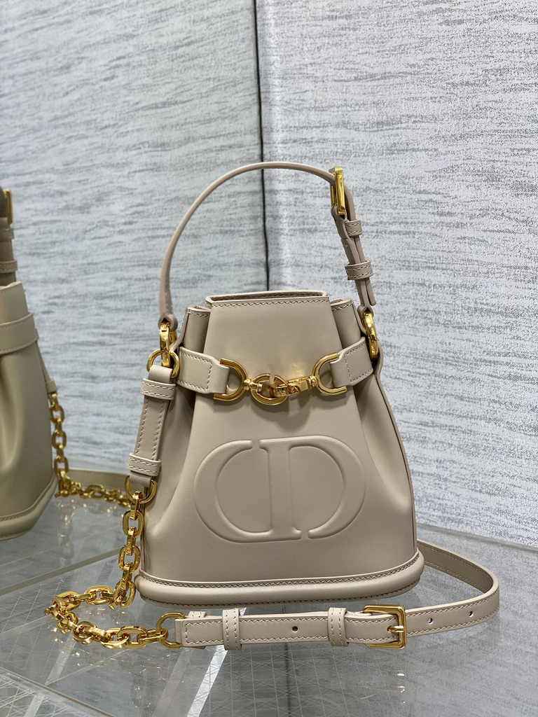 Small C'est Dior Bag M2272 Apricot CD-Embossed Calfskin - Default Title - View 2