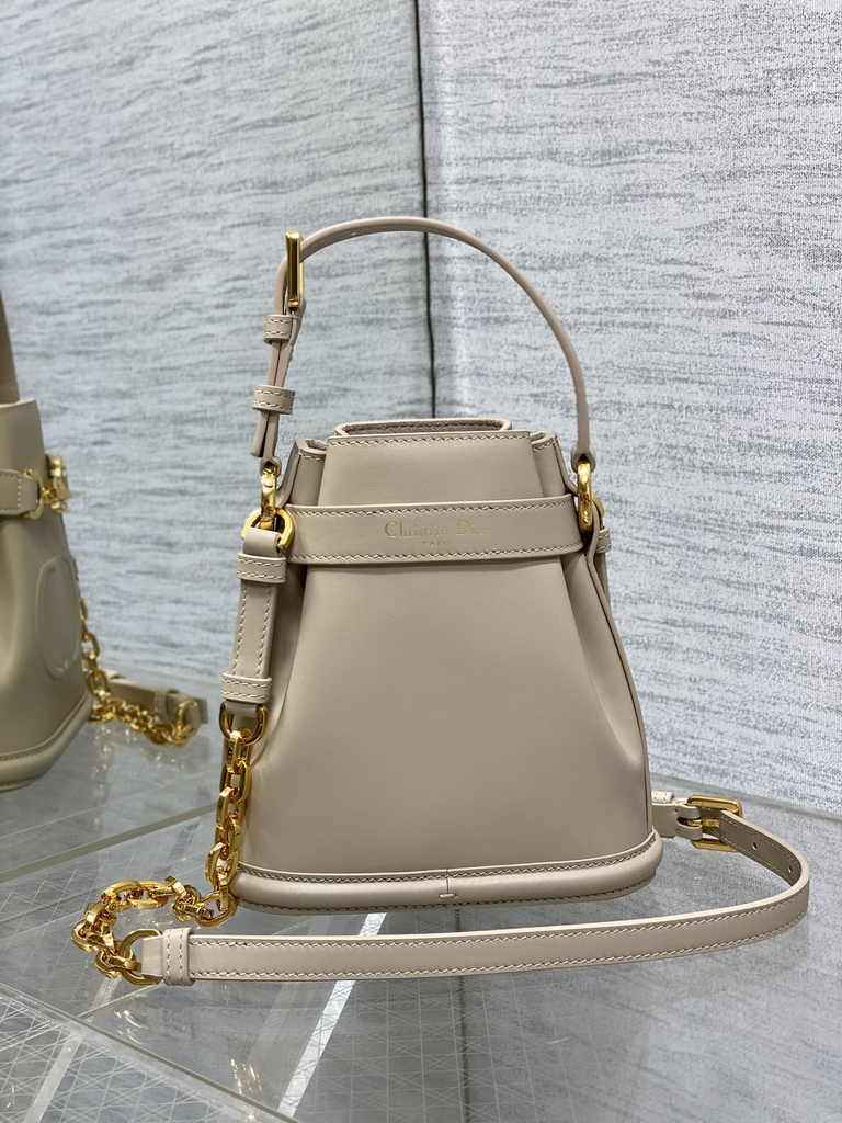 Small C'est Dior Bag M2272 Apricot CD-Embossed Calfskin - Default Title - View 3