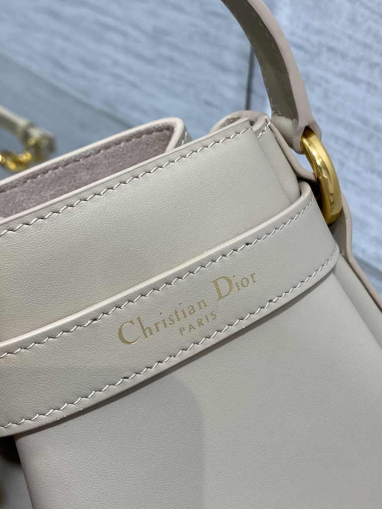 Small C'est Dior Bag M2272 Apricot CD-Embossed Calfskin - Default Title - View 8