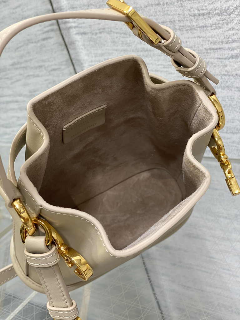 Small C'est Dior Bag M2272 Apricot CD-Embossed Calfskin - Default Title - View 6