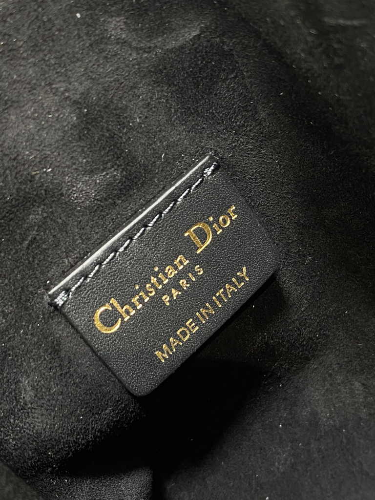 Small C'est Dior Bag M2272 Black CD-Embossed Calfskin - Default Title - View 10