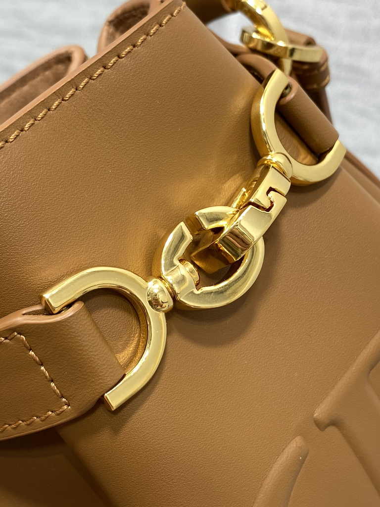 Small C'est Dior Bag M2272 Golden Saddle CD-Embossed Calfskin - Default Title - View 9