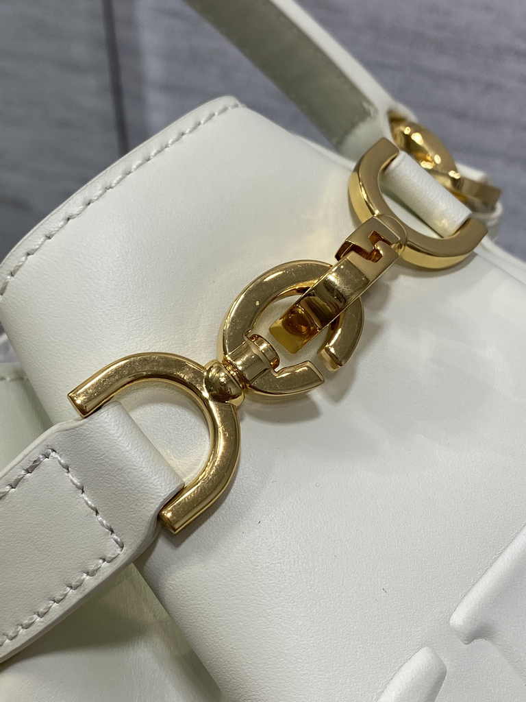 Small C'est Dior Bag M2272 Beige CD-Embossed Calfskin - Default Title - View 8