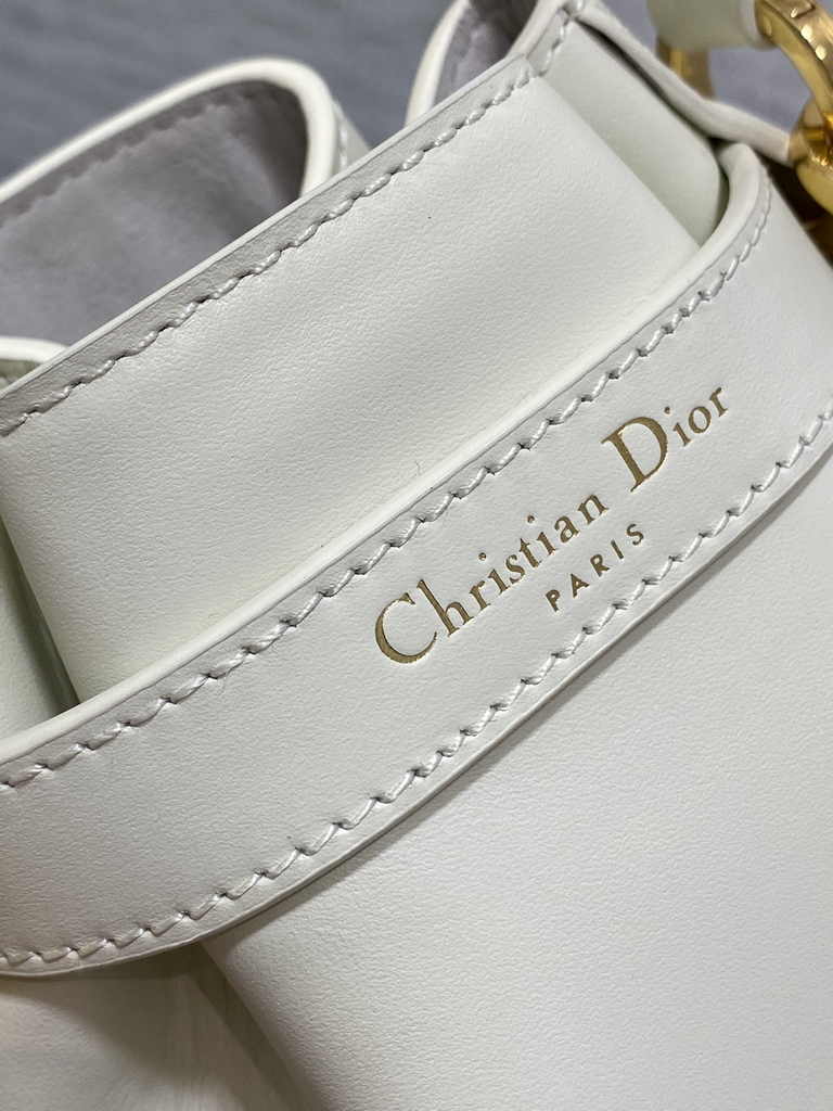 Small C'est Dior Bag M2272 Beige CD-Embossed Calfskin - Default Title - View 9