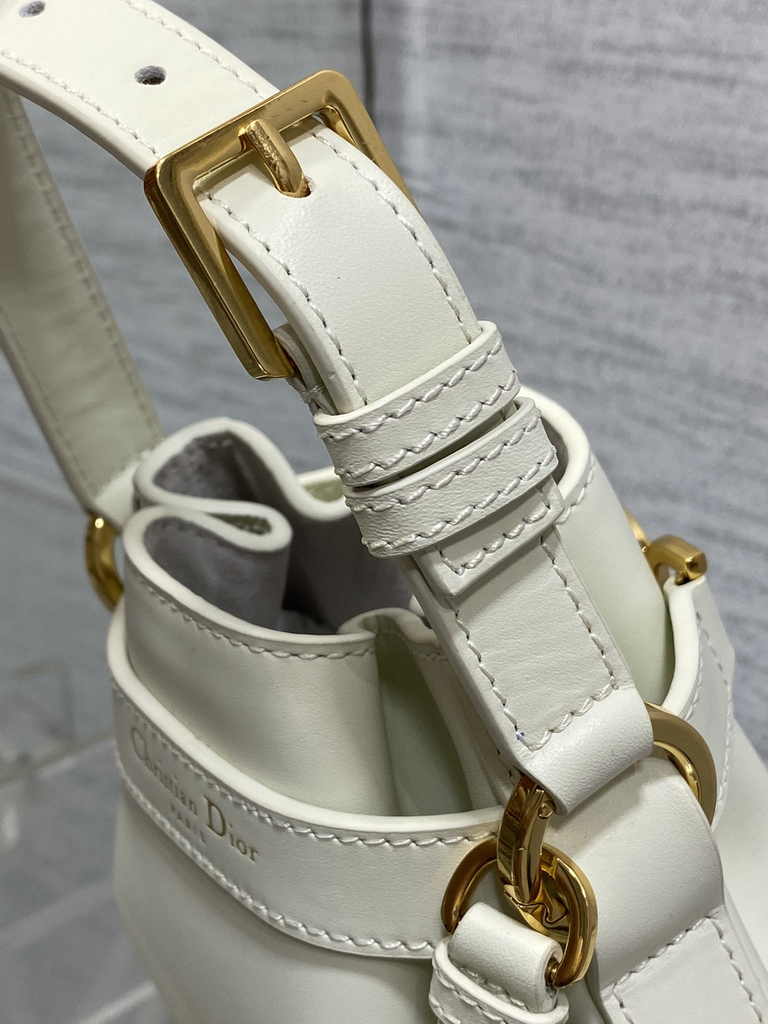 Small C'est Dior Bag M2272 Beige CD-Embossed Calfskin - Default Title - View 7