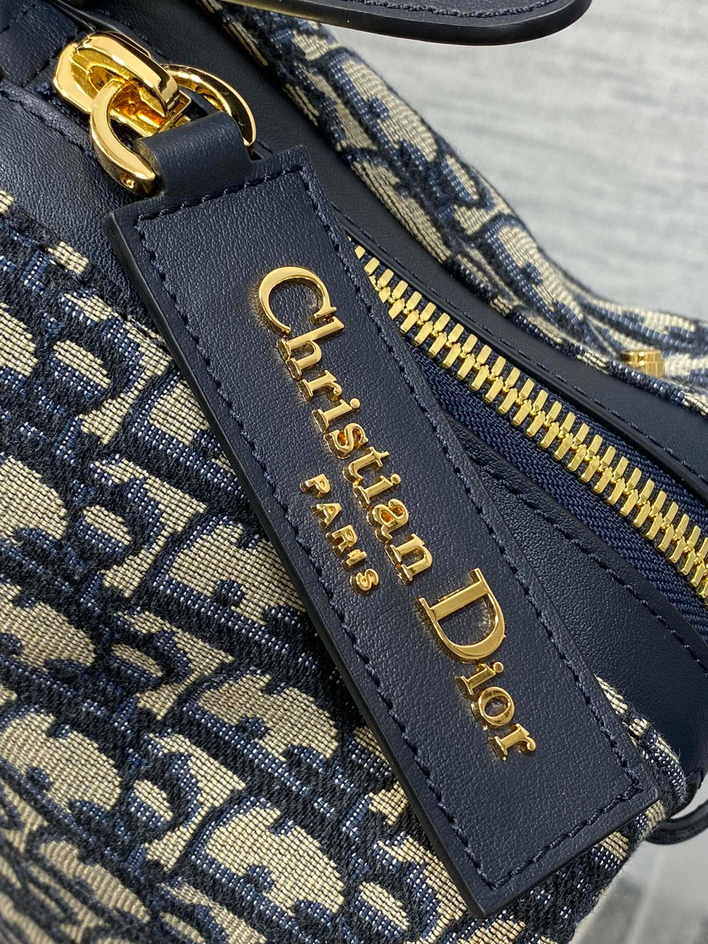 Small D-Journey Bag - M2416 - Blue Dior Oblique Jacquard - Default Title - View 5
