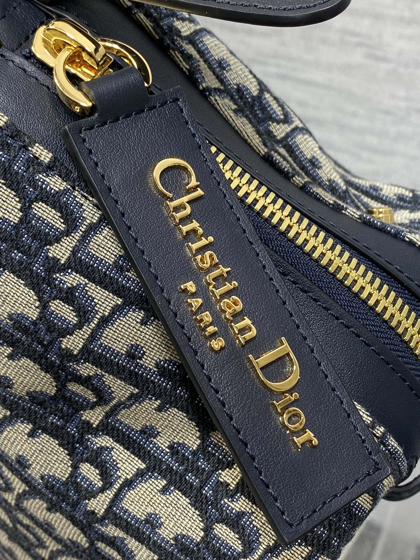 Small D-Journey Bag - M2416 - Blue Dior Oblique Jacquard - Default Title - View 5