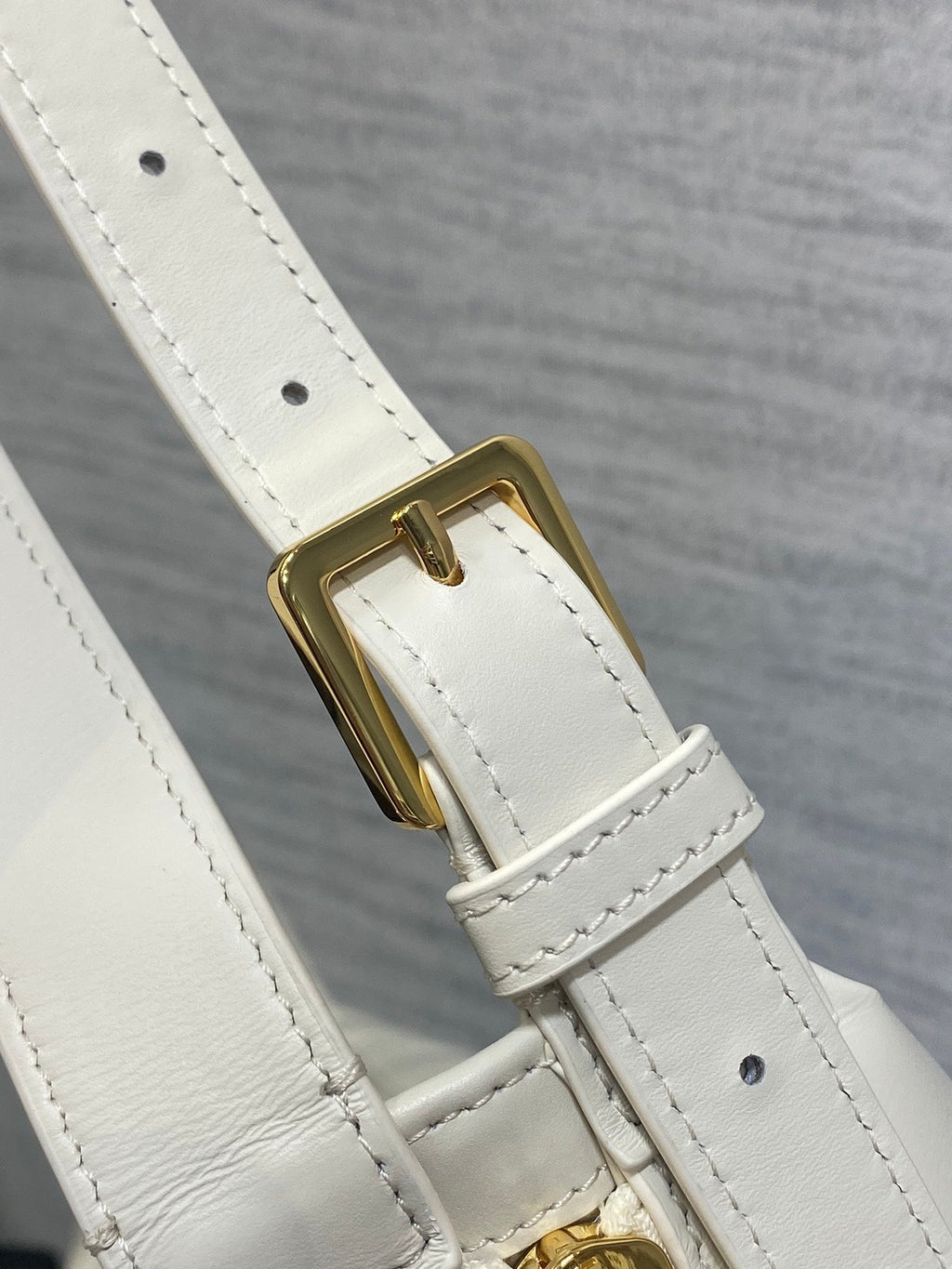 Small D-Journey Bag in Vintage Smooth Calfskin - M2416 - Latte Flat Macrocannage - Default Title - View 6