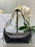 Small D-Journey Bag in Vintage Smooth Calfskin - M2416 - Black Flat Macrocannage - Default Title - View 1