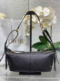 Small D-Journey Bag in Vintage Smooth Calfskin - M2416 - Black Leather - Default Title - View 1