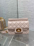 Small Dior Jolie Top Handle Bag M9271 Pink Calfskin - Default Title - View 1