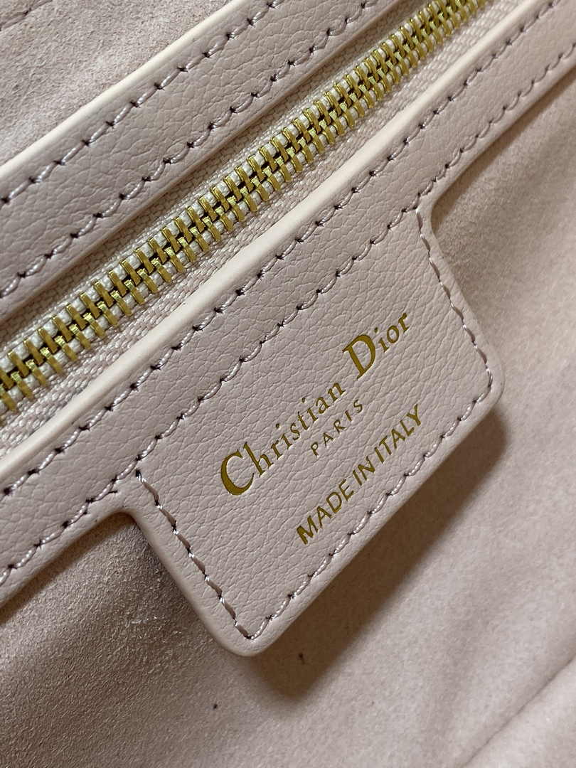 Small Dior Jolie Top Handle Bag M9271 Pink Calfskin - Default Title - View 7