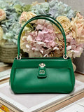 Small Dior Key Bag M1844 Green Box Calfskin