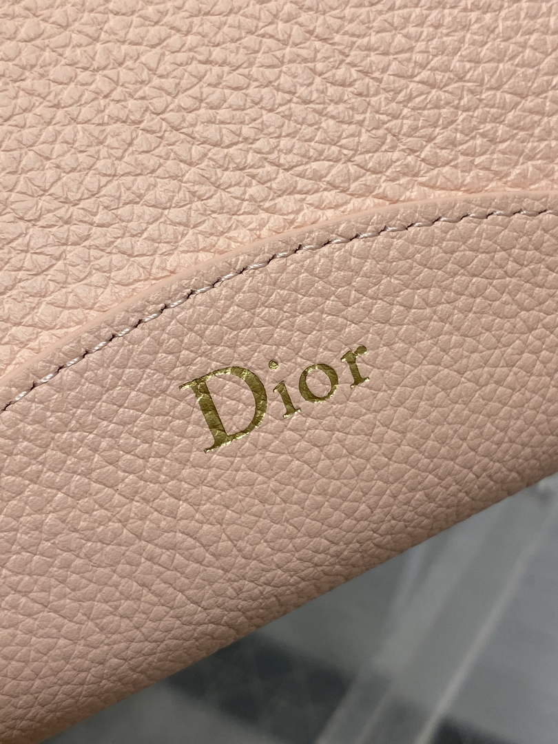 Small Dior Médaillon Bucket Bag - Light Pink Grained Calfskin M1531 - Default Title - View 4