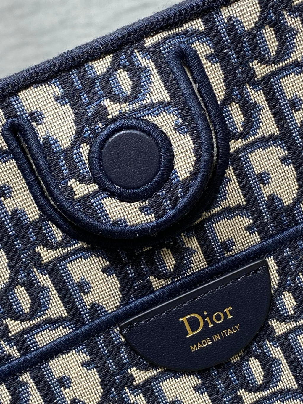 Small Dior Promenade Shopping Bag - M1410 -Blue Dior Oblique Jacquard - Default Title - View 10