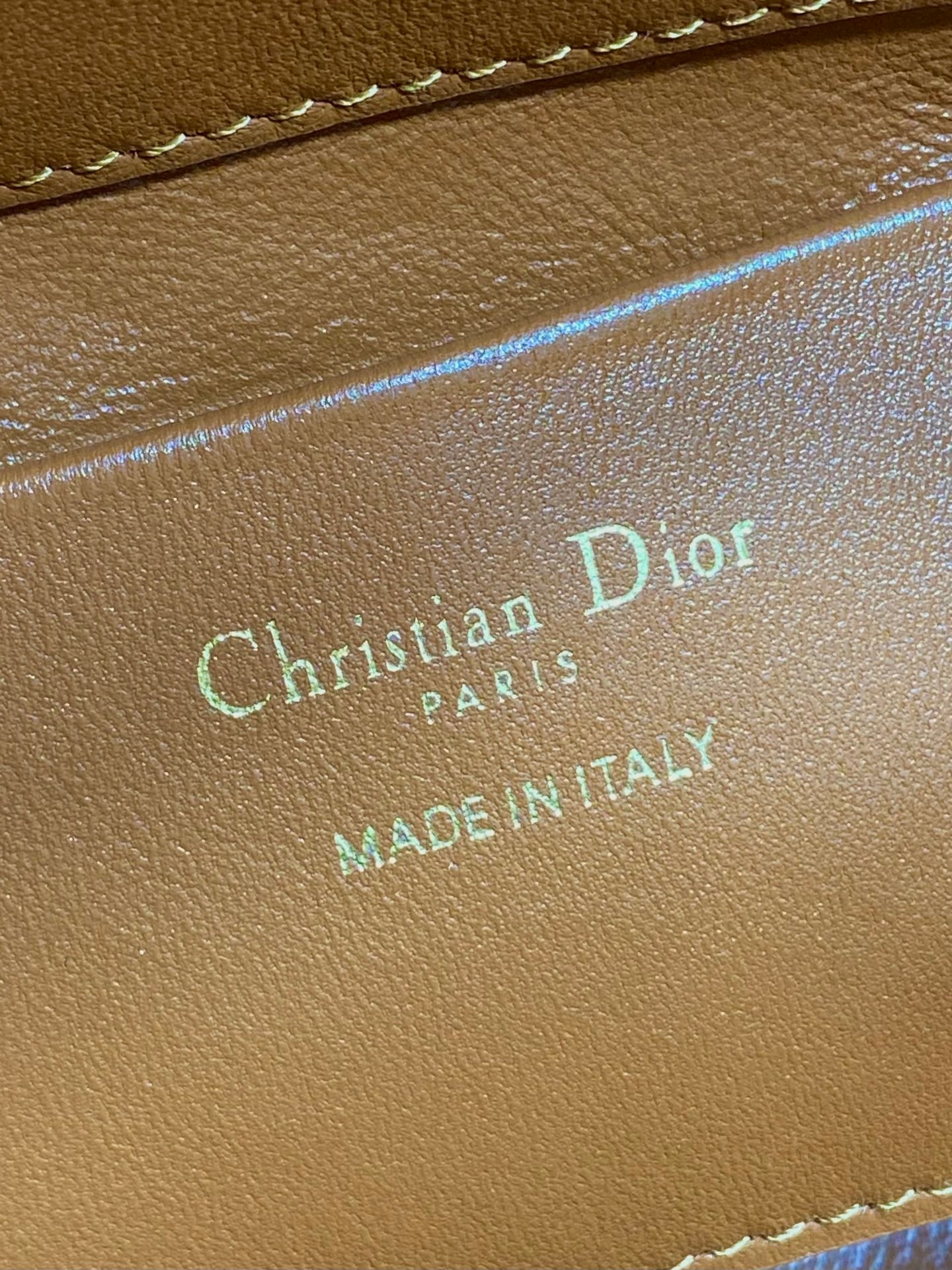 Small Dior Toujours Vertical Tote Bag – Brown Macrocannage Calfskin – M2835 - Default Title - View 10