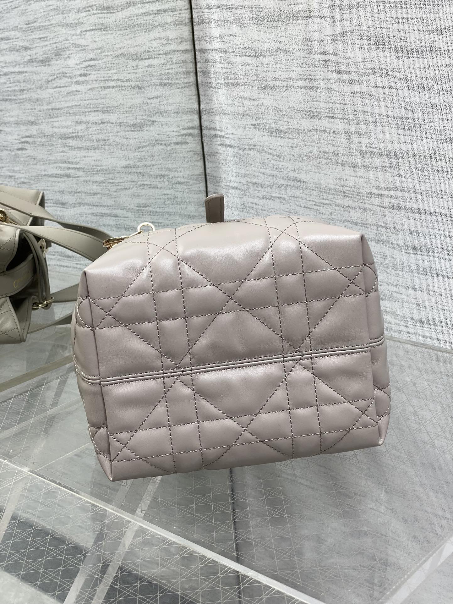 Dior Toujours Small Gray Vertical Tote – M2835 - Default Title - View 8