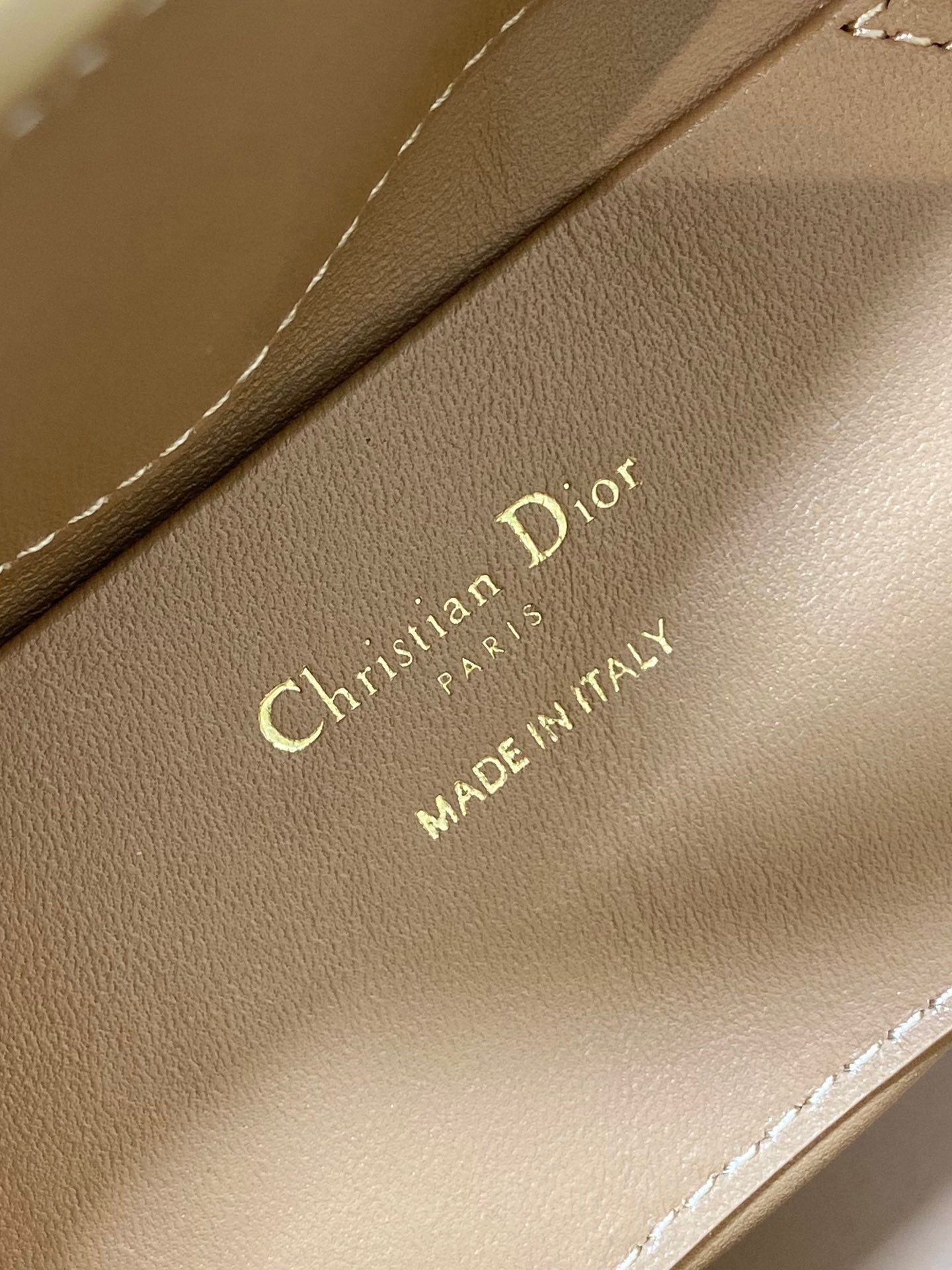 Small Dior Toujours Vertical Tote Bag – M2835 - Brown Macrocannage Calfskin - Default Title - View 10