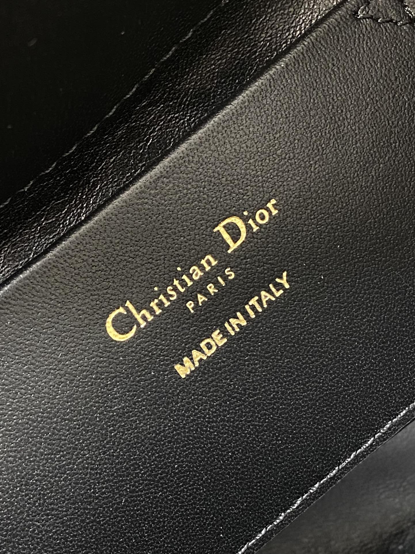 Small Dior Toujours Vertical Tote Bag - M2835 - Black Macrocannage Calfskin - Default Title - View 10