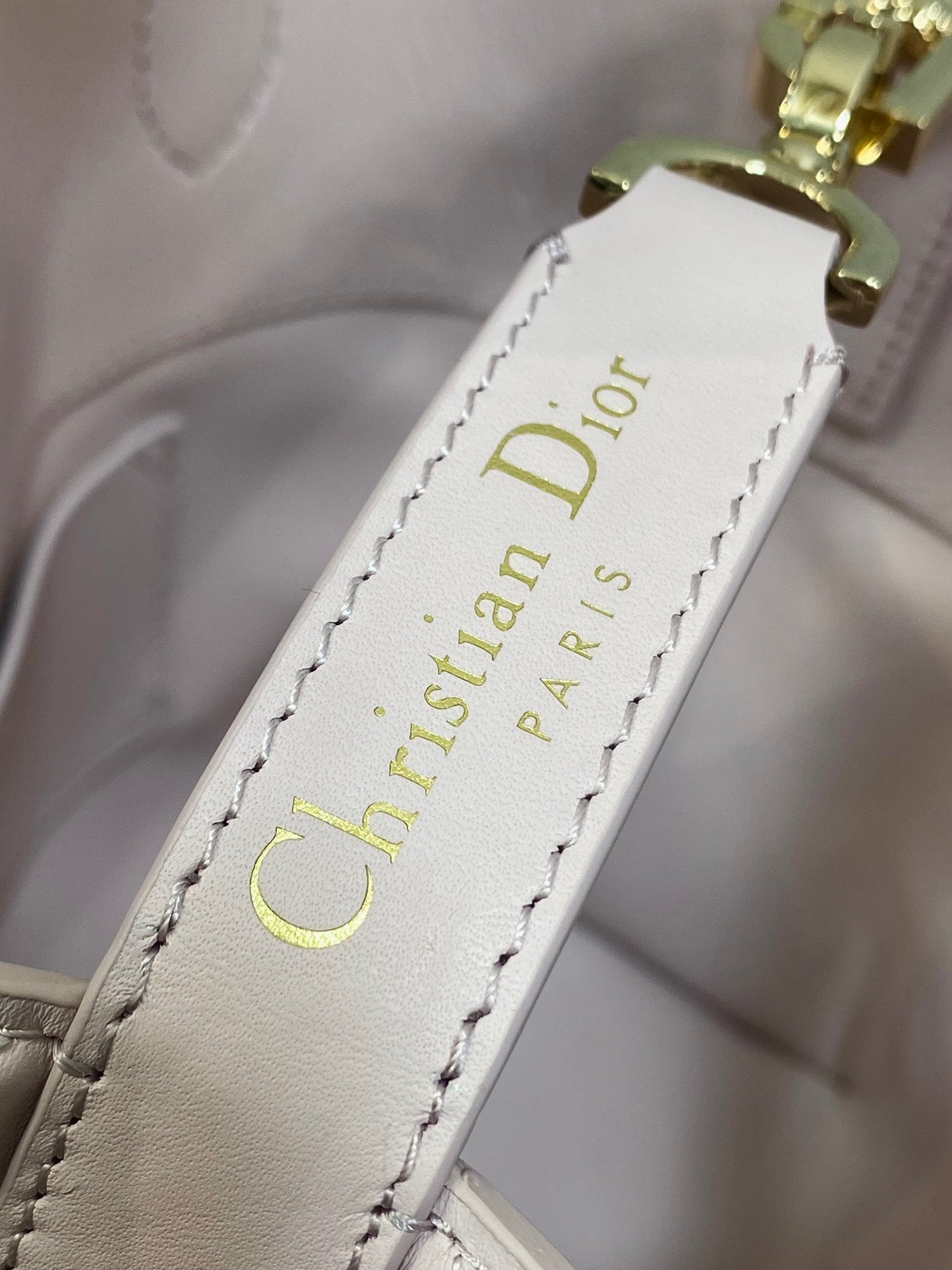 Small Dior Toujours Vertical Tote Bag – M2835 - Pink Macrocannage Calfskin - Default Title - View 6