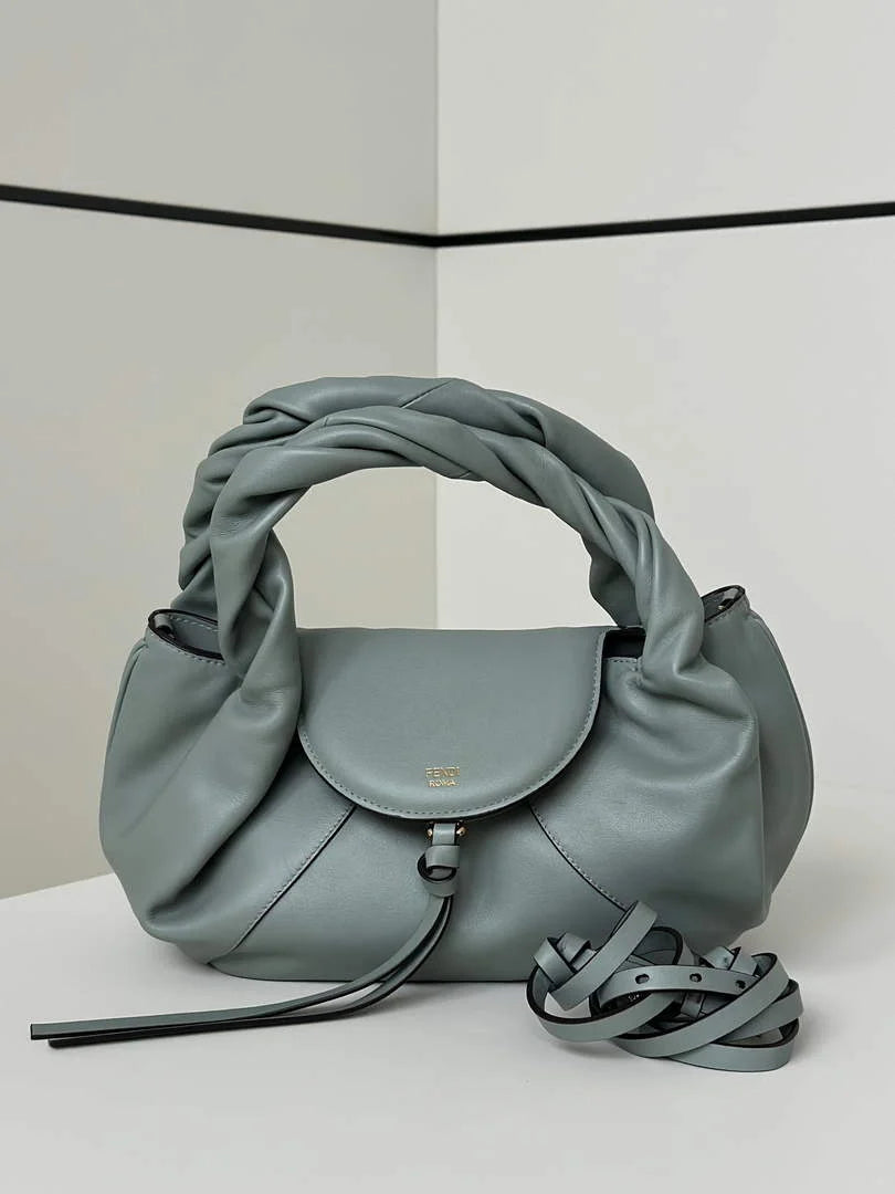 Small Fendi Spy Bag, 8BR838 calfskin blue - Default Title - View 1