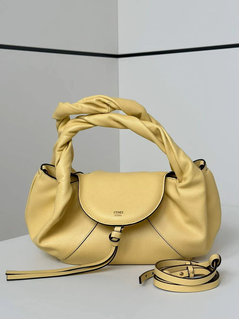 Small Fendi Spy Bag, 8BR838 calfskin yellow - Default Title - View 1