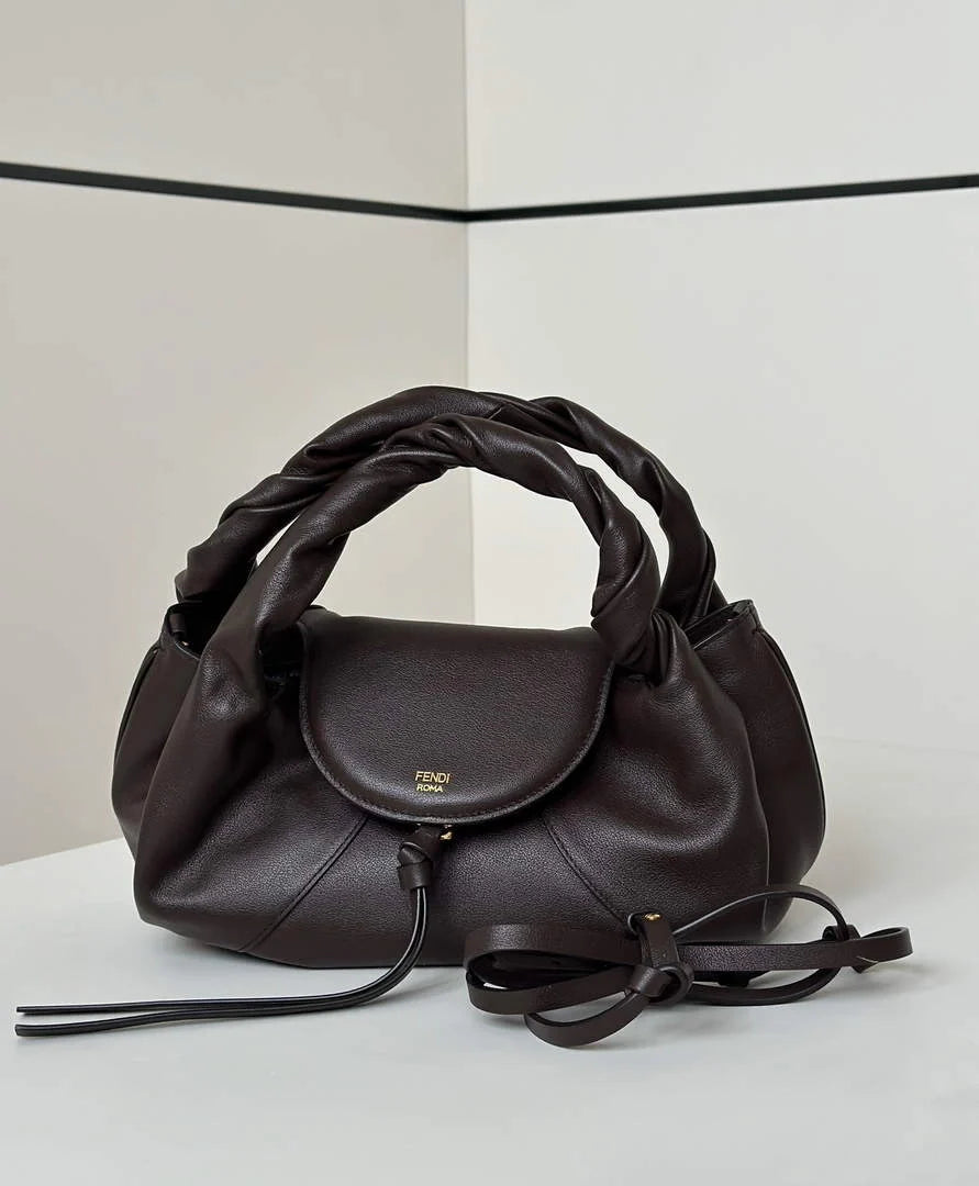 Small Fendi Spy Bag, 8BR838 calfskin brown - Default Title - View 1