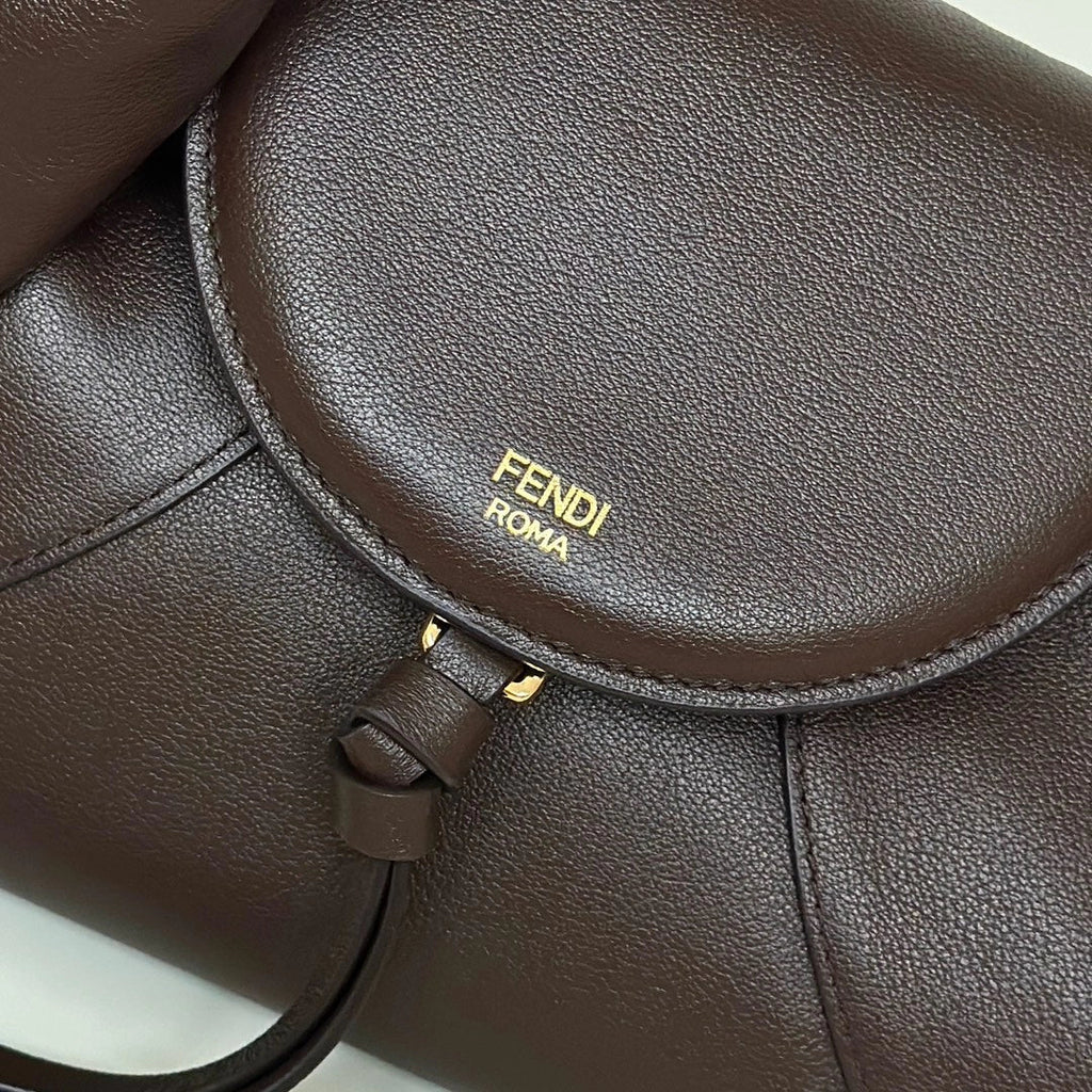 Small Fendi Spy Bag, 8BR838 calfskin brown - Default Title - View 5