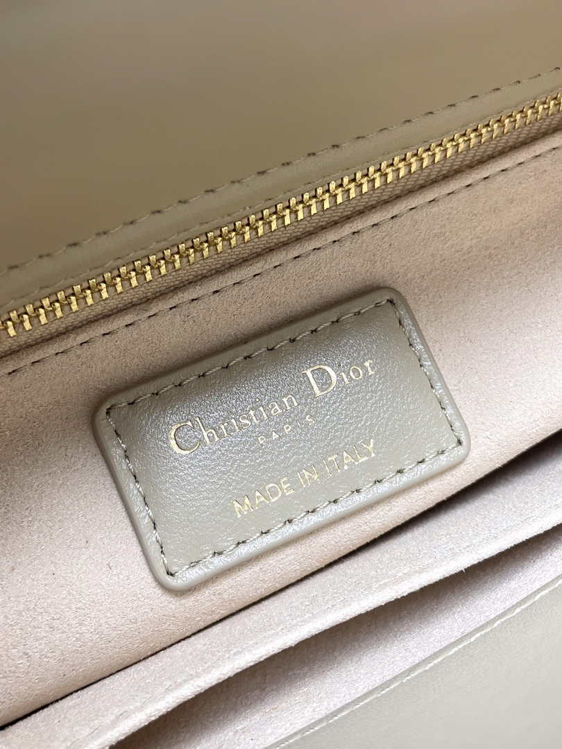 Small Lady Dior Bag M0531 Apricot Cannage Lambskin - Default Title - View 7