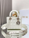 Small Lady Dior Bag M0531 Beige Cannage Lambskin - Default Title - View 1