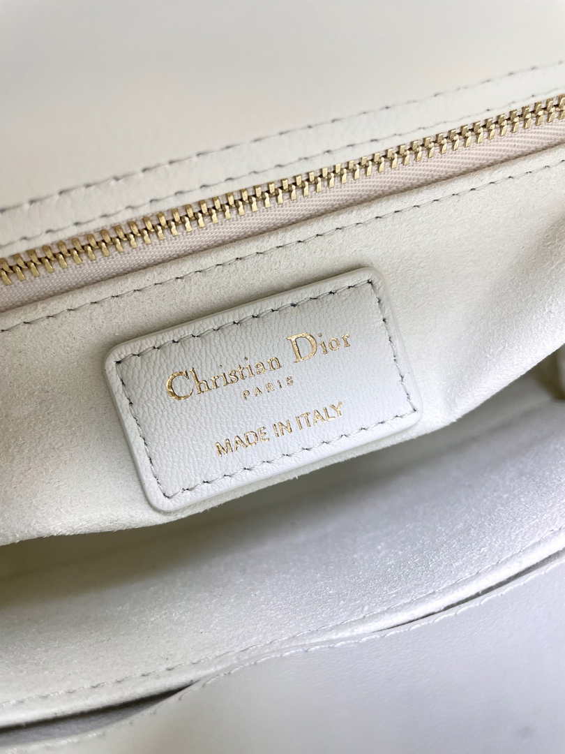 Small Lady Dior Bag M0531 Beige Cannage Lambskin - Default Title - View 7