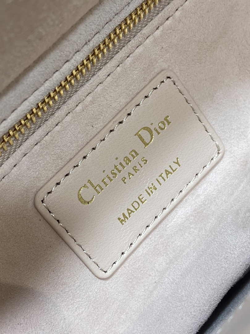 Small Lady Dior Bag M0618 Pink Cannage Lambskin - Default Title - View 10