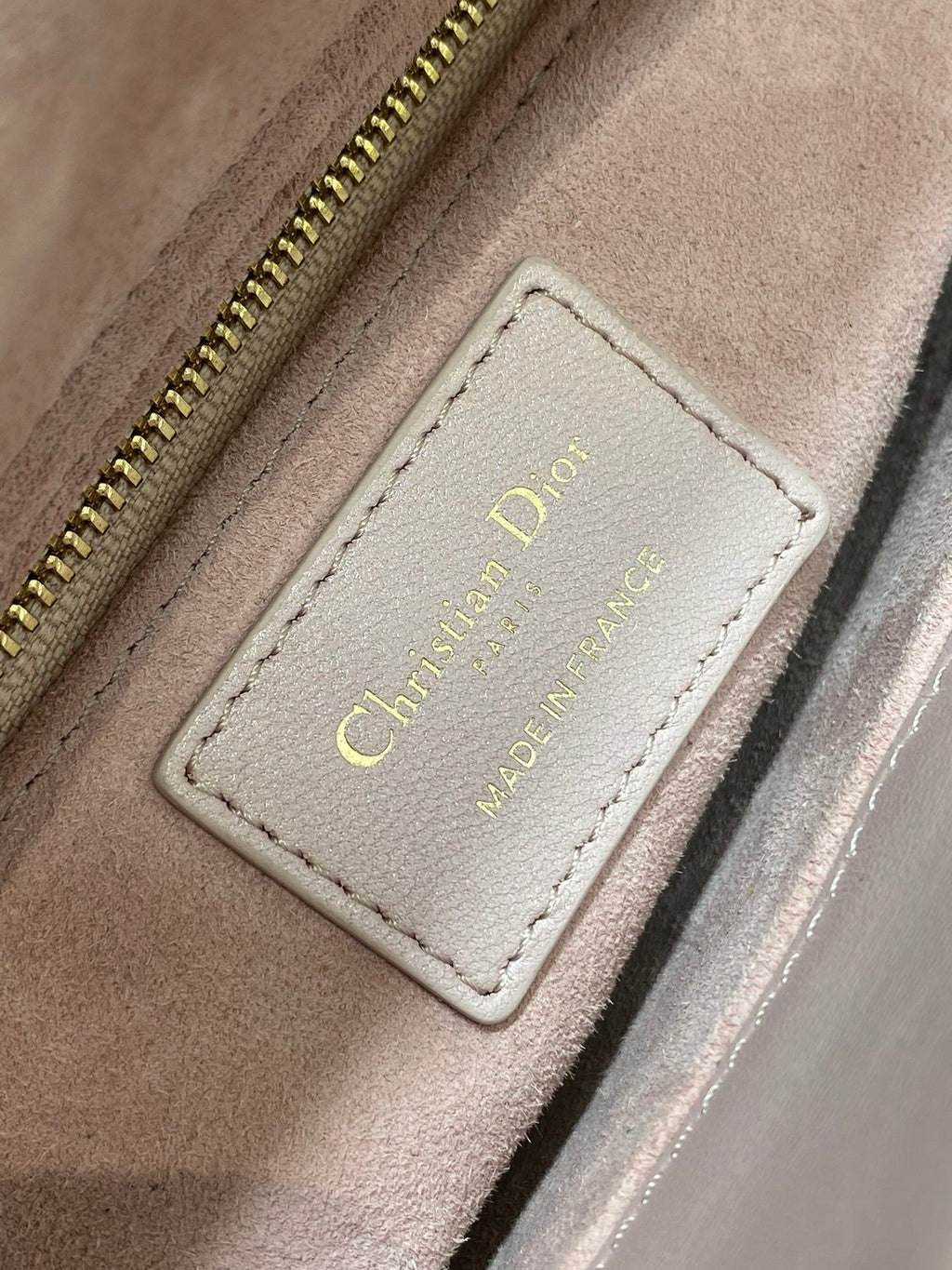 Small Lady Dior My ABCDior Bag M0538 Pink Cannage Lambskin - Default Title - View 9
