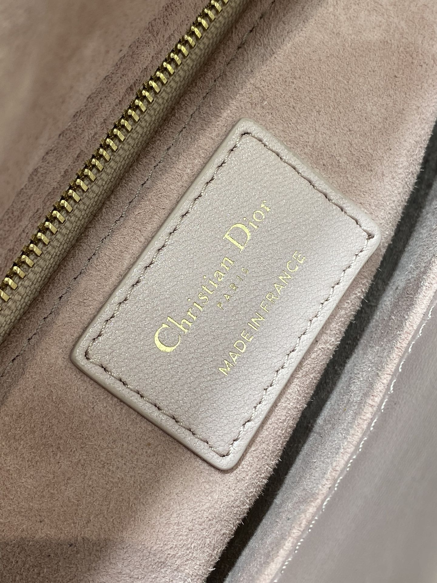 Small Lady Dior My ABCDior Bag M0538 Pink Cannage Lambskin - Default Title - View 9