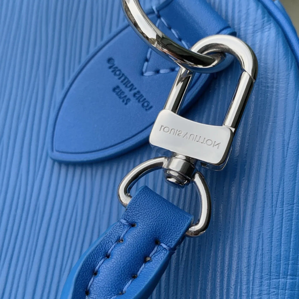 Louis Vuitton Speedy Soft 30 Bag, M29096 Ocean Blue Cowhide leather