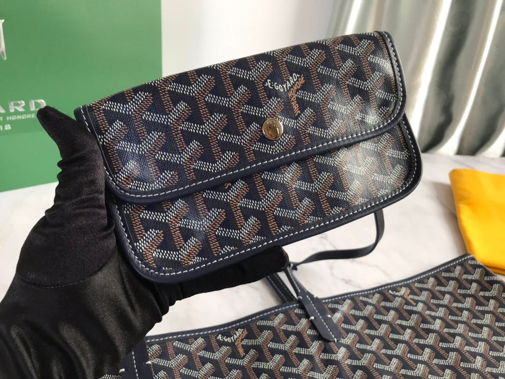 Goyard Saint Louis GM Tote Bag GY020114 Navy Blue