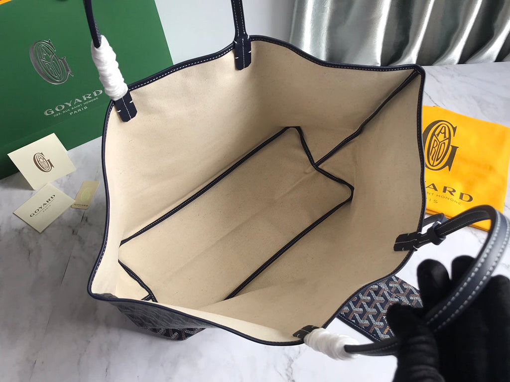 Goyard Saint Louis GM Tote Bag GY020114 Navy Blue