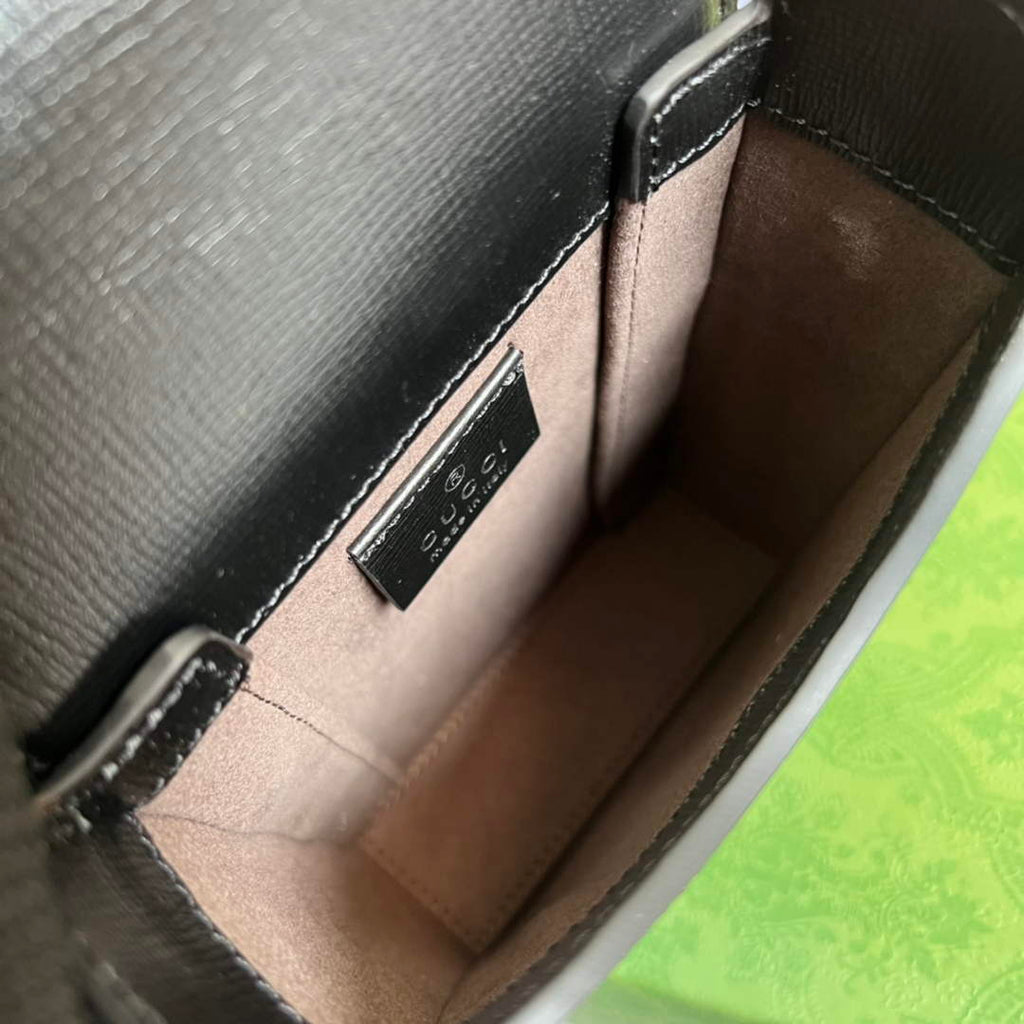 Gucci ‎699402 Mini bag with Interlocking G Black GG Supreme