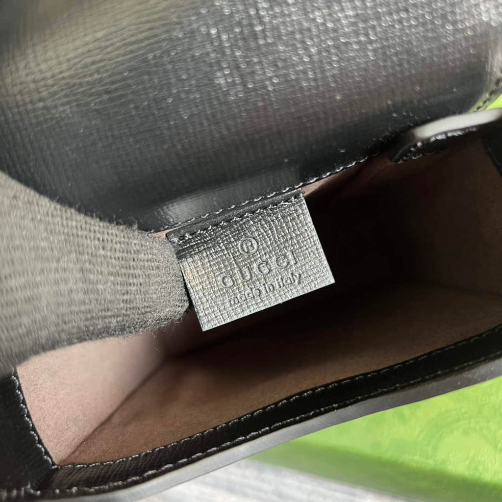 Gucci ‎699402 Mini bag with Interlocking G Black GG Supreme