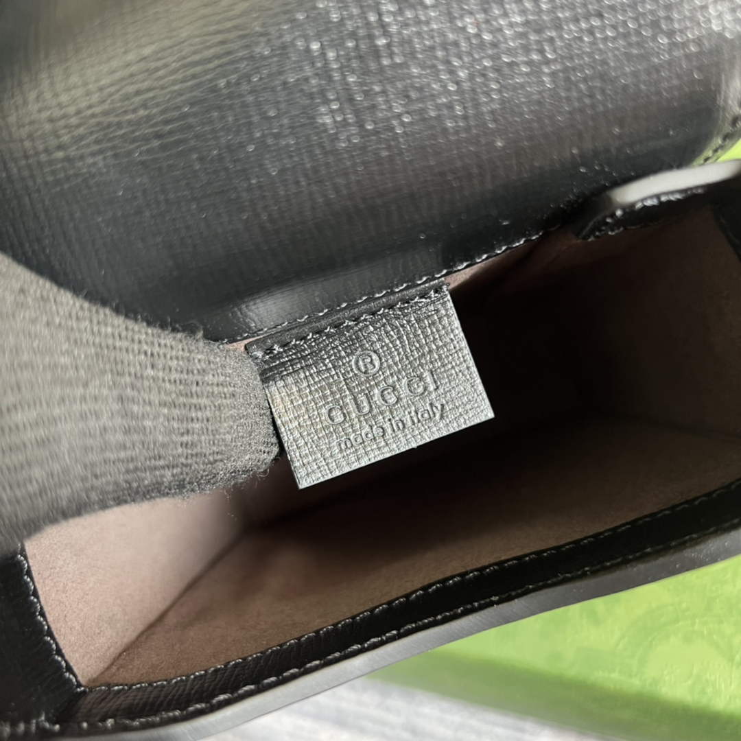 Gucci ‎699402 Mini bag with Interlocking G Black GG Supreme