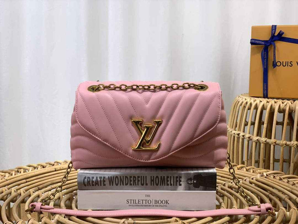 Louis Vuitton M59985 LV New Wave Chain Bag Rose Ballerine Pink