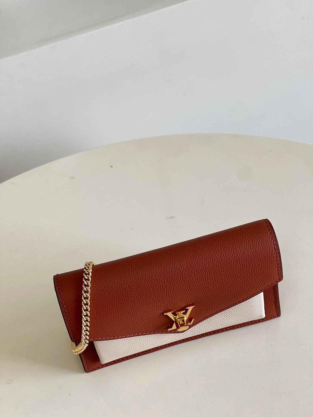 Louis Vuitton Mylockme Chain Bag M51418 Brown Leather - Default Title - View 4