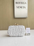 Bottega Veneta Knot 717622 Calfskin White