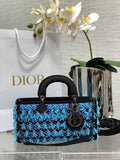 Dior Medium Lady D-Lite Bag M0565 Black Lambskin E901 - Default Title - View 1