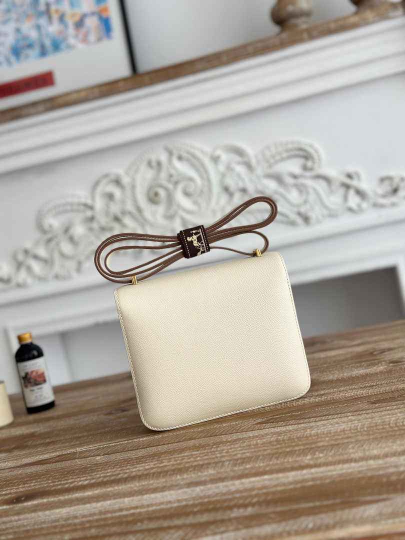 Hermes Constance Epsom Leather 19cm Beige Gold H082203
