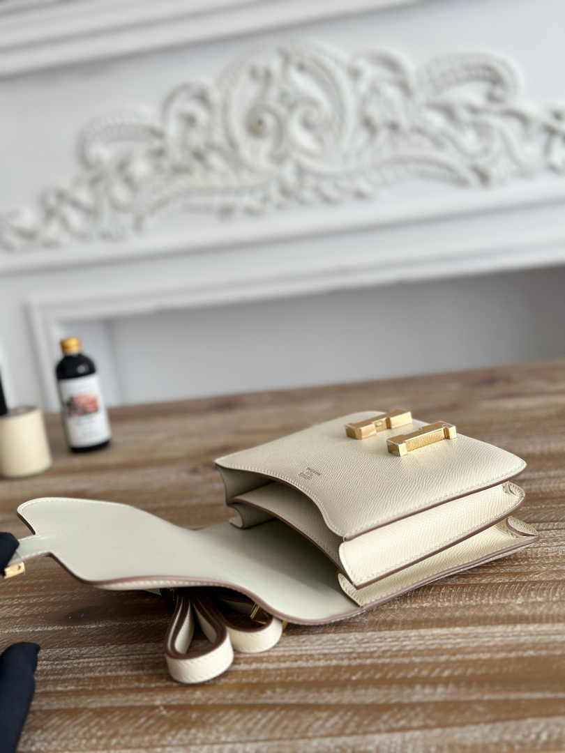 Hermes Constance Epsom Leather 19cm Beige Gold H082203