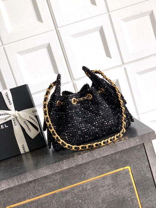 Chanel 25 Mini Bag AS5631 - Tweed Black
