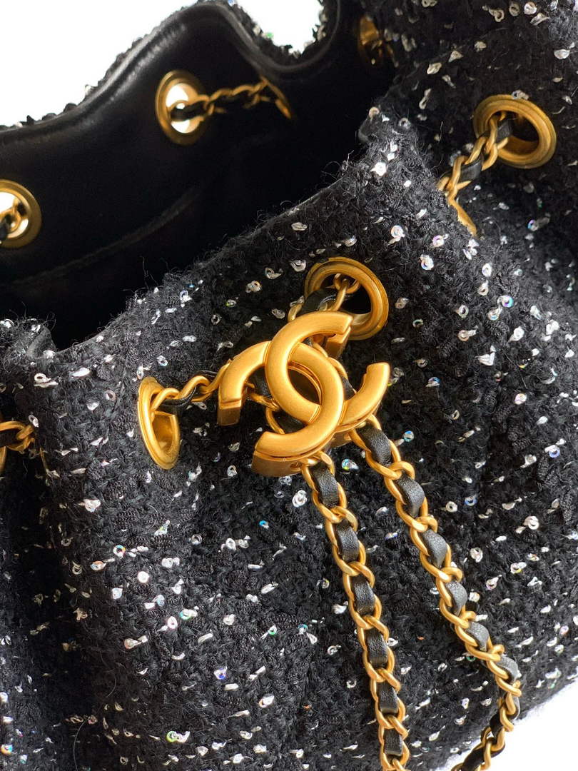 Chanel 25 Mini Bag AS5631 - Tweed Black